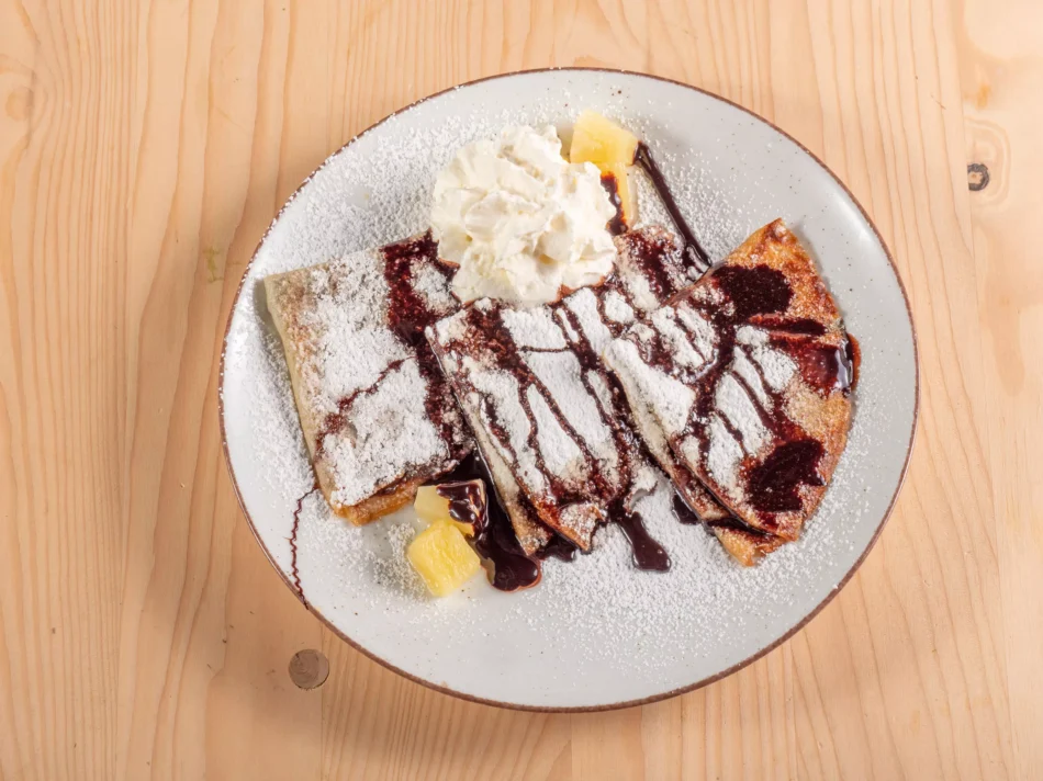 Naleśniki z czekoladową nutellą