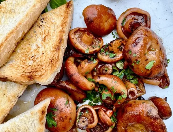 Rydze smażone na maśle